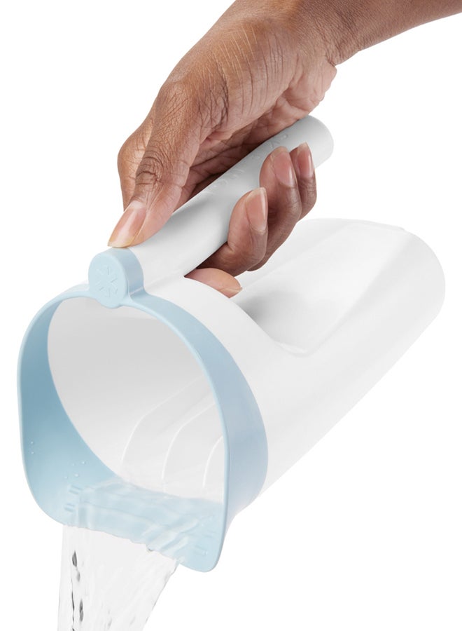 Wave Waterfall Hair Rinser For Babies And Kids - Tear-Free Bath Essential - White
