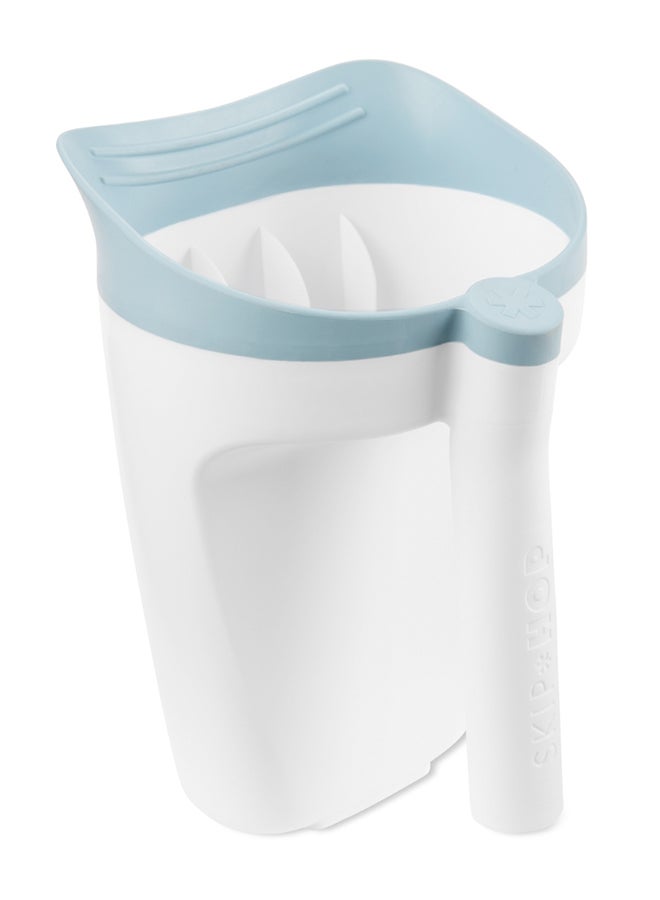 Wave Waterfall Hair Rinser For Babies And Kids - Tear-Free Bath Essential - White