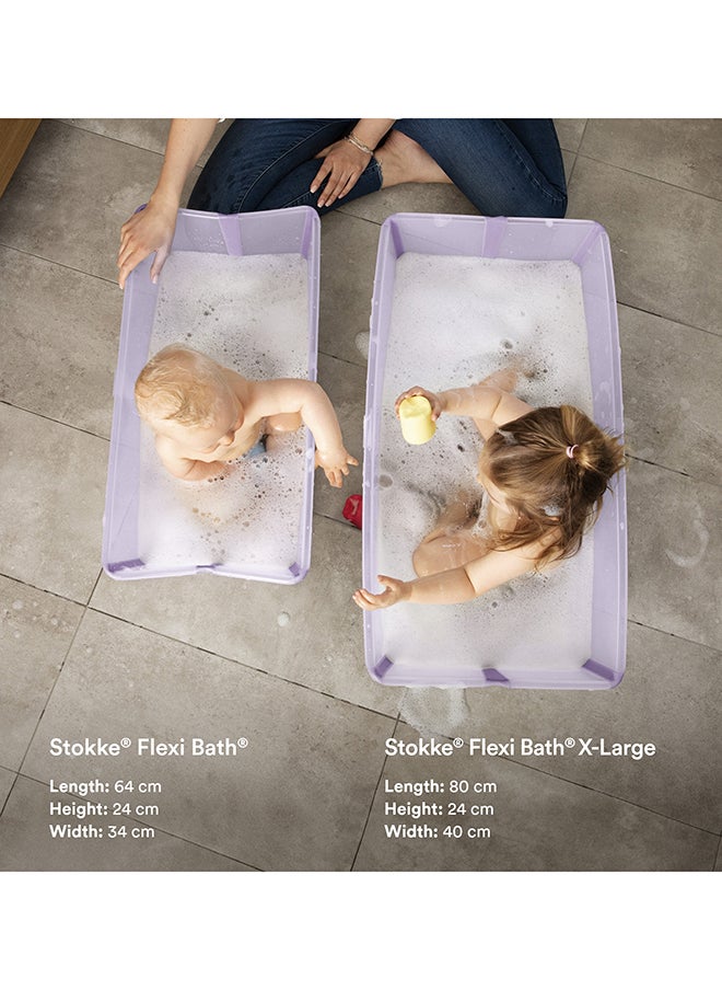 Flexi Bath Bundle Foldable Baby Bath With Stand In Ocean Blue