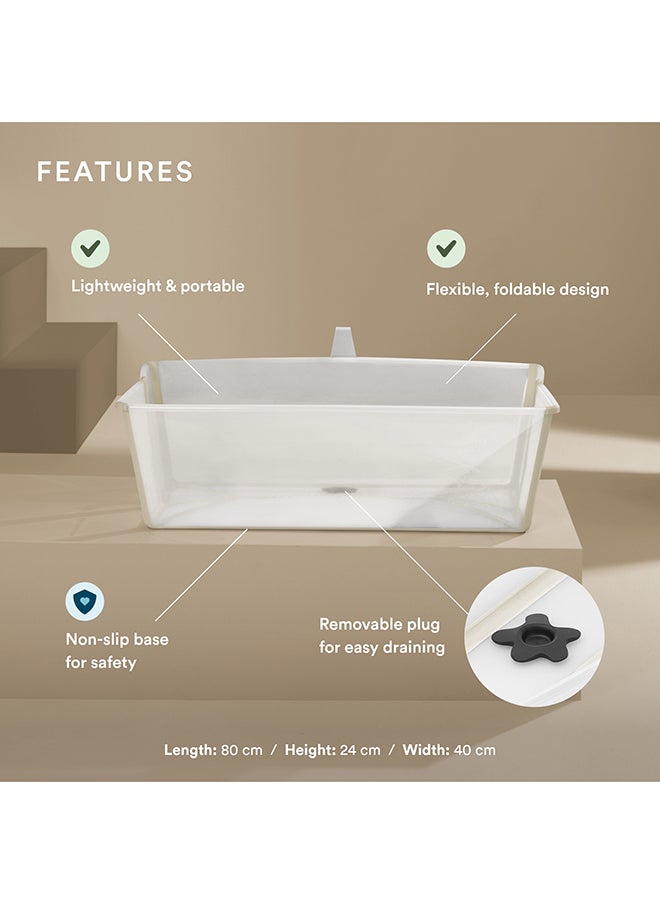 Flexi Bath X Large Extra-Large Foldable Baby Bath In Sandy Beige