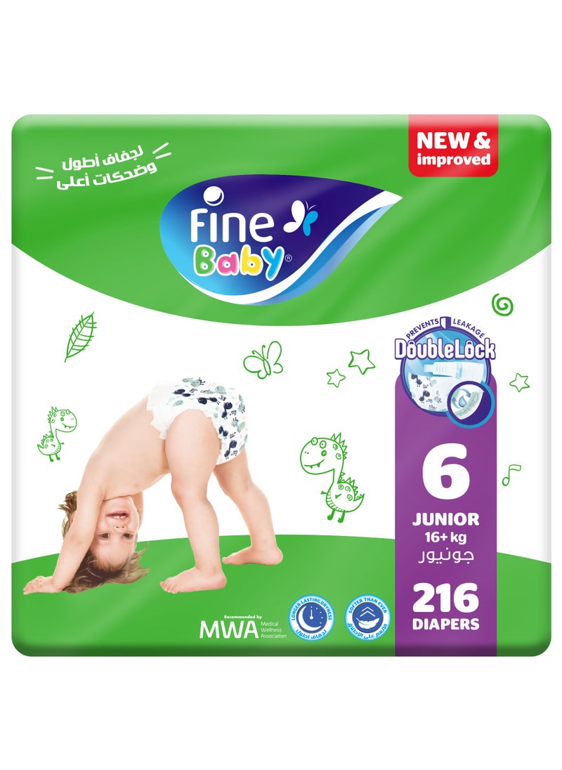 Diapers Size 6  16+ kg Junior
