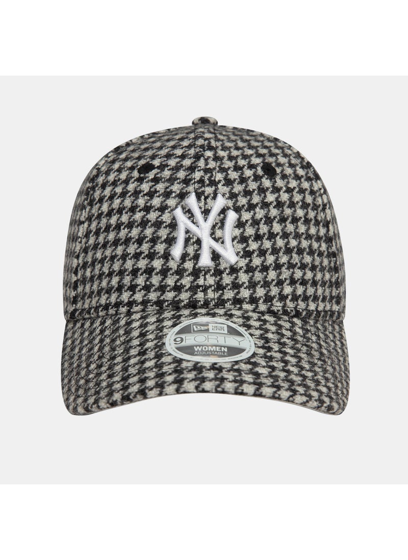 Women's MLB New York Yankees Houndstooth Collection 9FORTY Cap