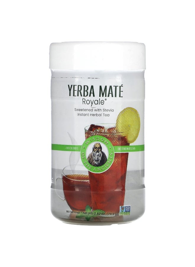Wisdom Of The Ancient, Yerba Mate Royale, Instant Herbal Tea with Stevia, 2.82 oz (79.9 g)