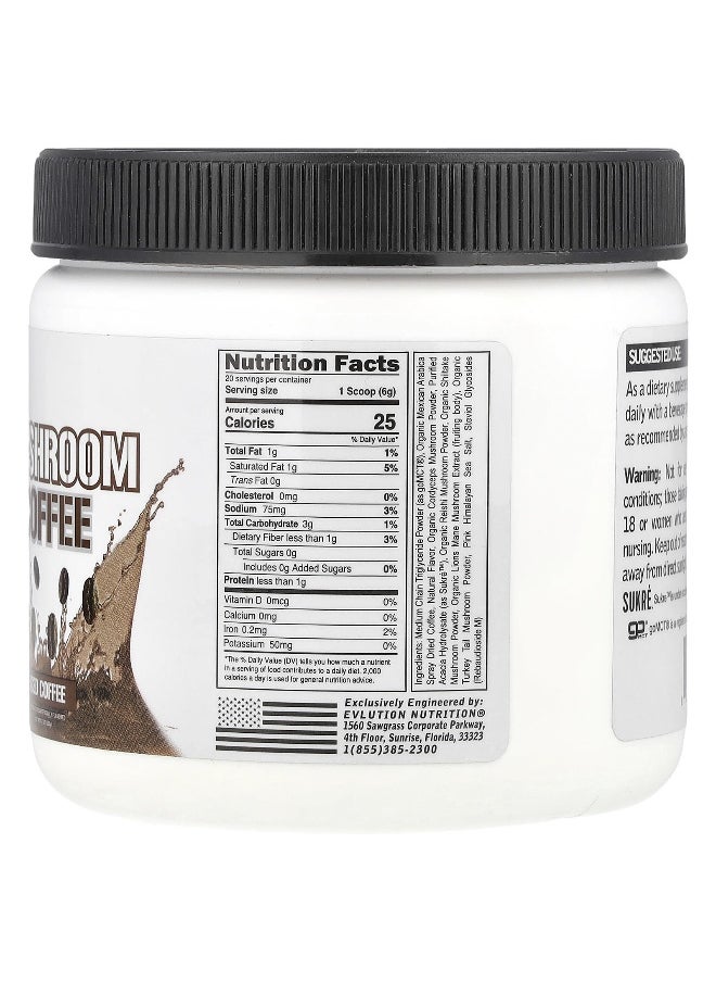 EVLution Nutrition, Mushroom Coffee, Iced Coffee, 4.2 oz (120 g)