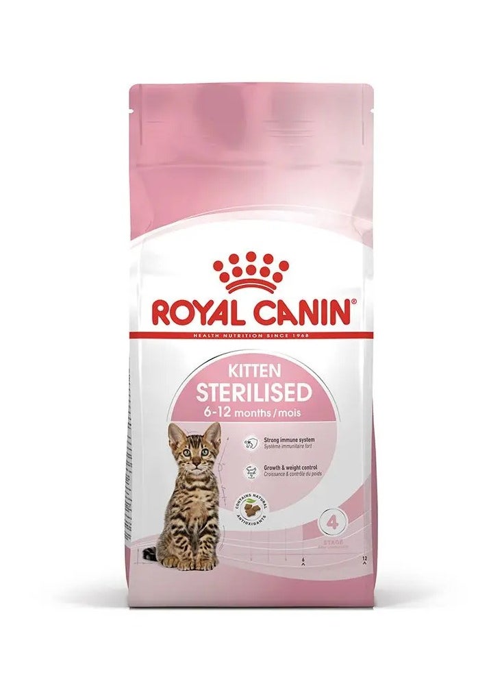 ROYAL CANIN FELINE HEALTH NUTRITION KITTEN STERILISED CAT FOOD 2 KG