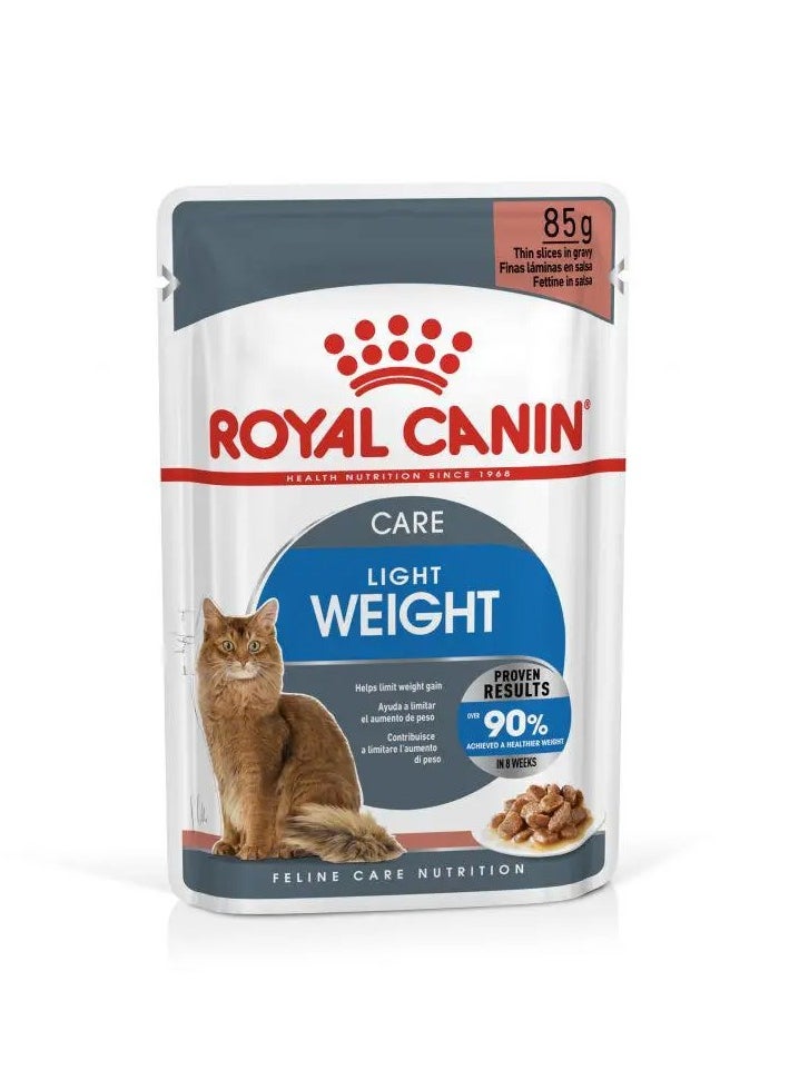 ROYAL CANIN FELINE CARE NUTRITION LIGHT WEIGHT CARE WET FOOD 12X85G