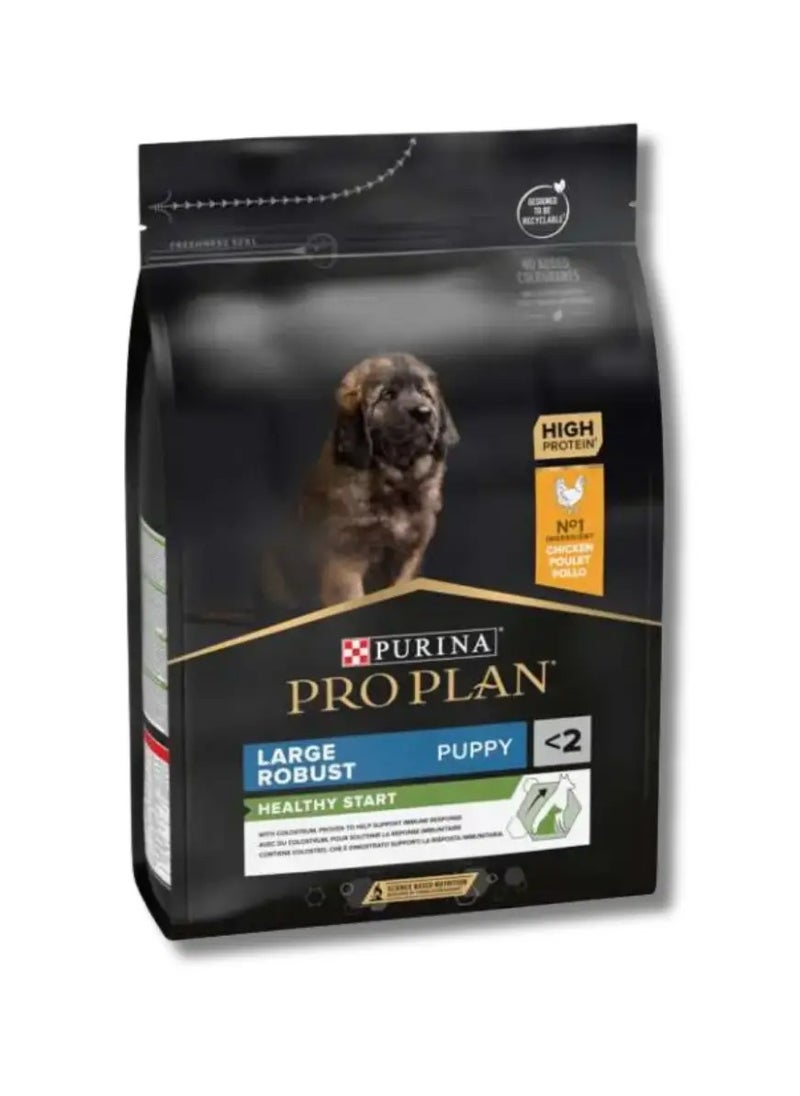 Purina Pro Plan Healthy Start Large Robust Puppy Dry Dog food with Chicken 3 kg