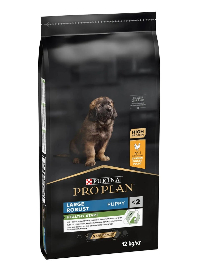 Purina Pro Plan Healthy Start Large Robust Puppy Dry Dog food with Chicken 12 kg