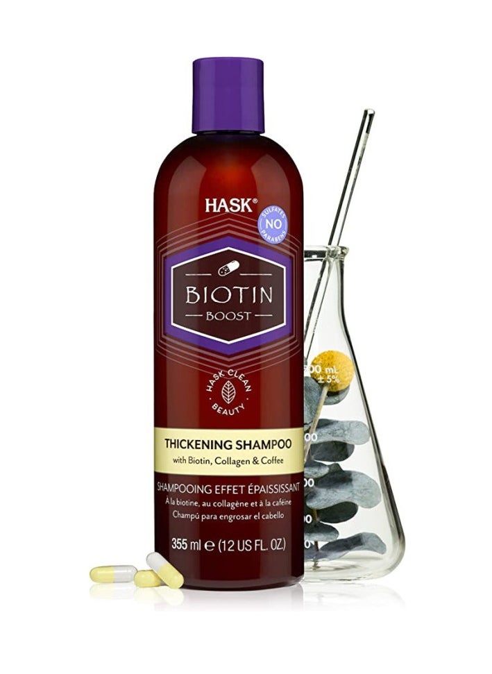 Biotin Boost with Collagen and Coffee Thickening Hair Shampoo 355ml