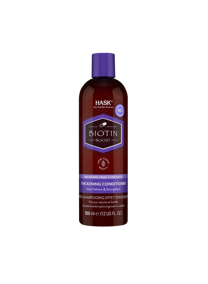 Biotin Boost adds Fullness Strengthens and Thickening Hair Conditioner with Biotin Collagen and Coffee Seeds Oil 355ml