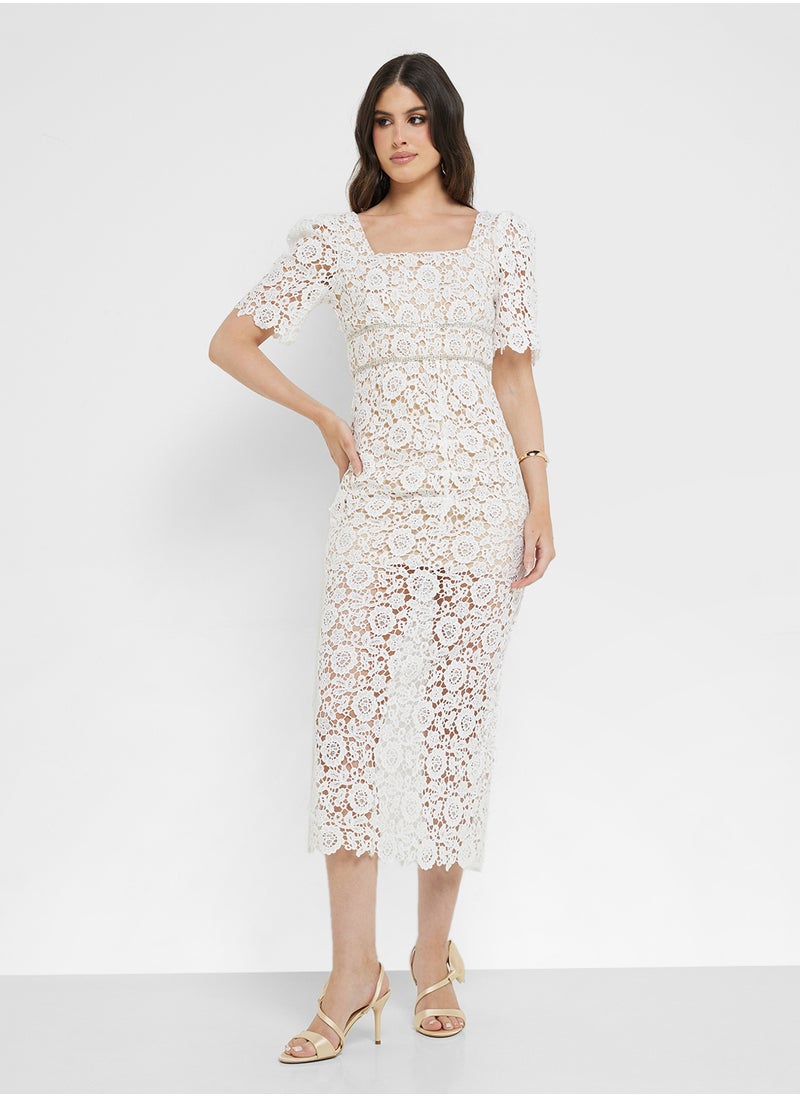 Lace Shift Dress