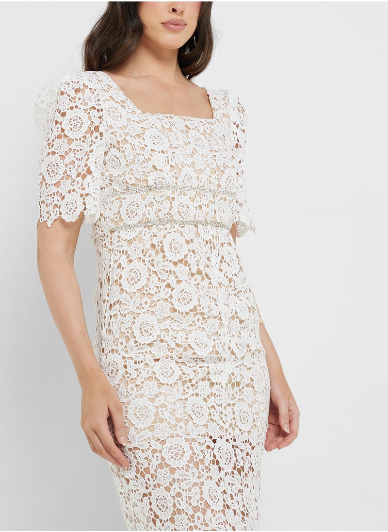 Lace Shift Dress