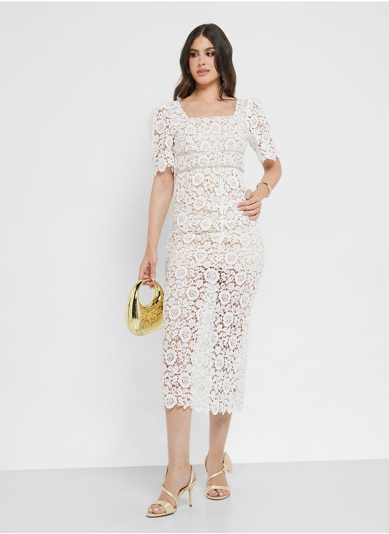 Lace Shift Dress