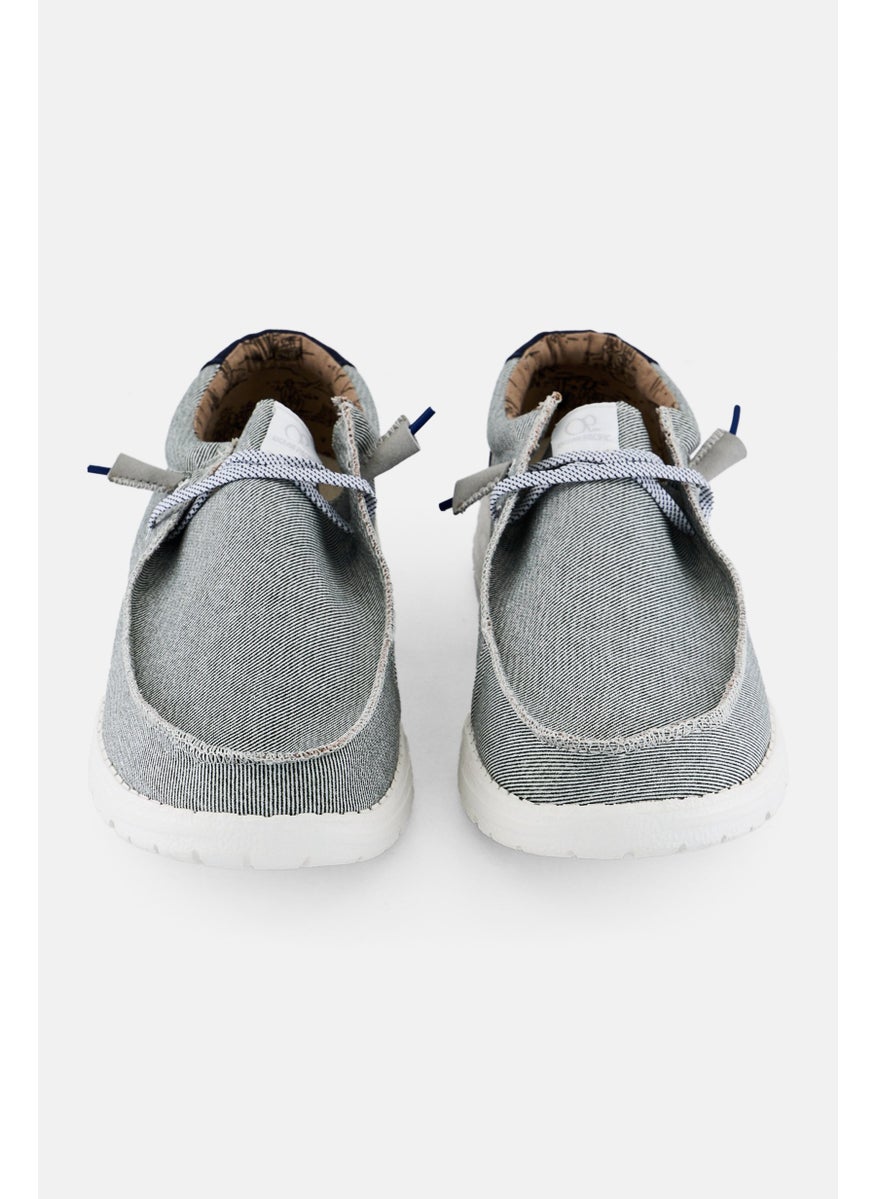 Men Lace Up Sneaker Shoe, Grey