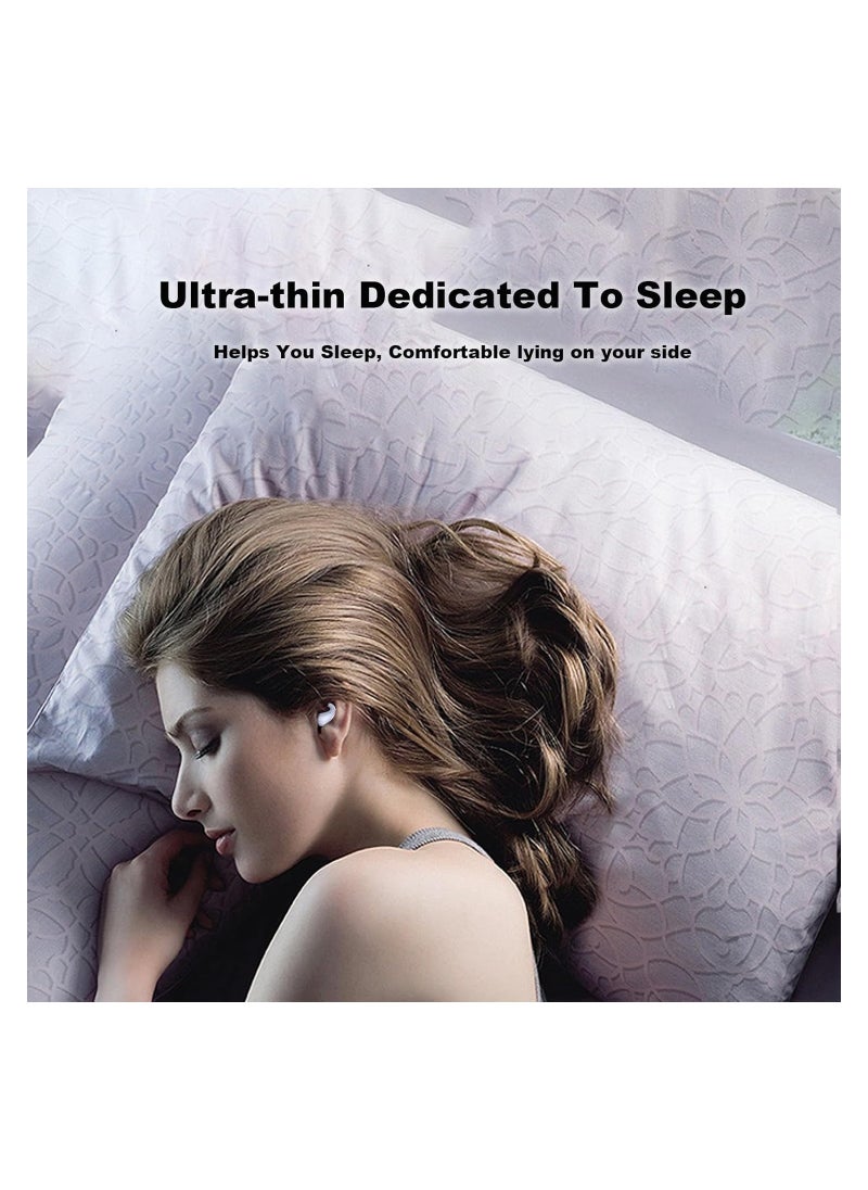 Wireless Sleep Earbuds for Side Sleepers - Invisible Bluetooth Headphones with Active Noise Cancelling, Compact Design for Comfortable Sleep, Ideal for Restful Nights.