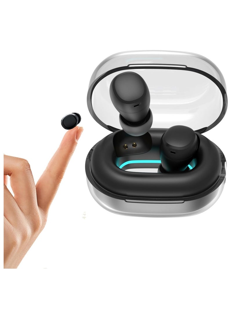 Active Noise Cancelling Sleep Headphones, Mini Bluetooth Earbuds for Small Ear Canals, Discreet Low-Profile Wireless Earbuds, Invisible and Comfortable for Sleep and Relaxation.