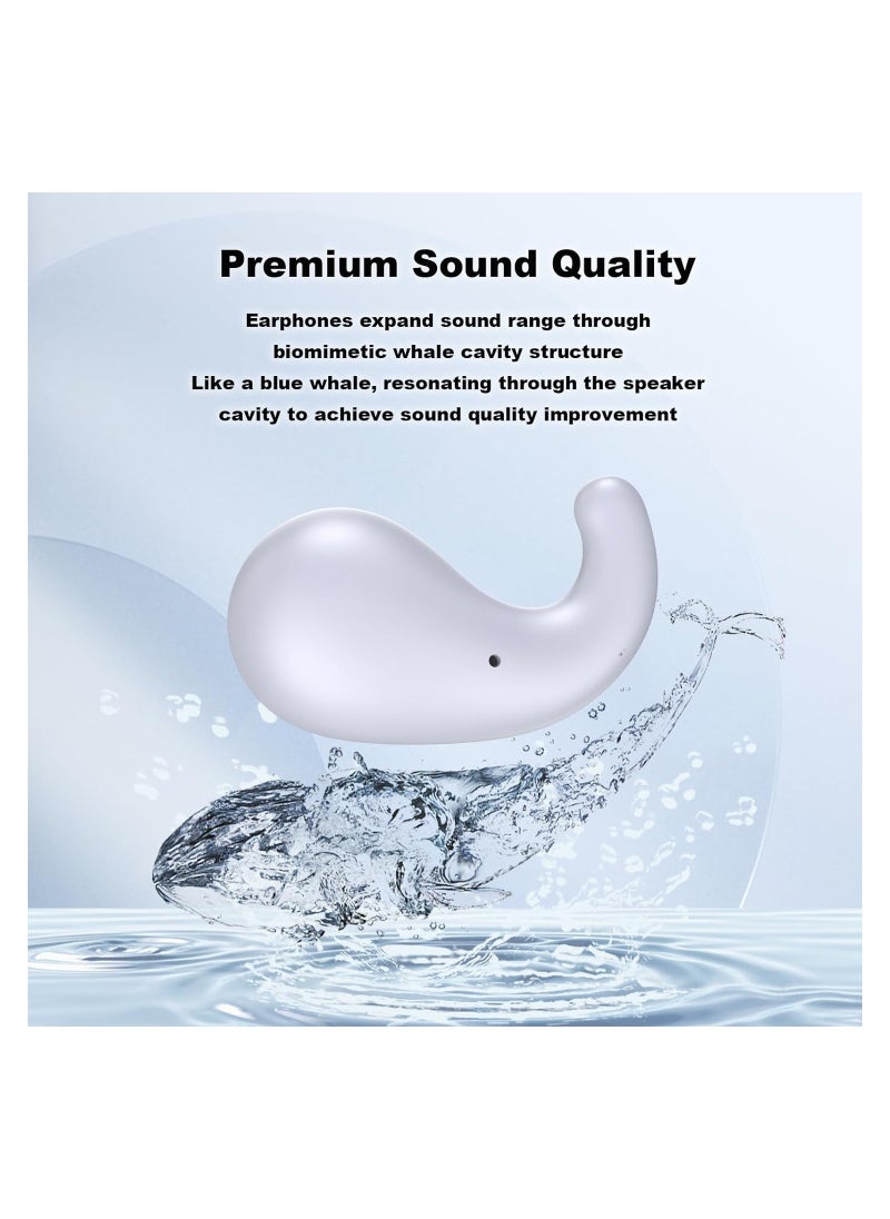 Wireless Sleep Earbuds for Side Sleepers - Invisible Bluetooth Headphones with Active Noise Cancelling, Compact Design for Comfortable Sleep, Ideal for Restful Nights.