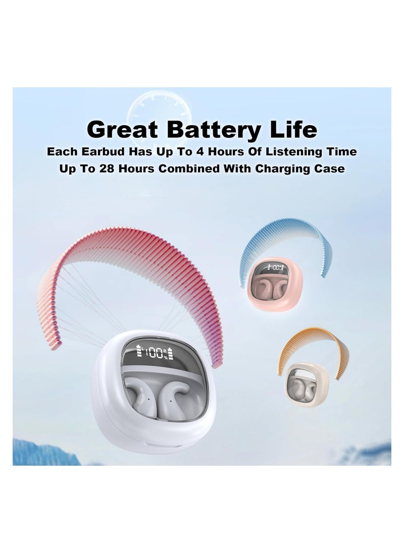 Wireless Sleep Earbuds for Side Sleepers - Invisible Bluetooth Headphones with Active Noise Cancelling, Compact Design for Comfortable Sleep, Ideal for Restful Nights.