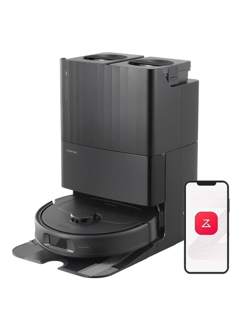 Qrevo S Robot Vacuum and Mop, Self-Drying, Auto Mop Washing, 7000Pa Suction, Self-Emptying & Refilling, 10mm Mop Lifting, 200RPM Spinning Mops, Smart Obstacle Avoidance 1 mW Qrevo S Black