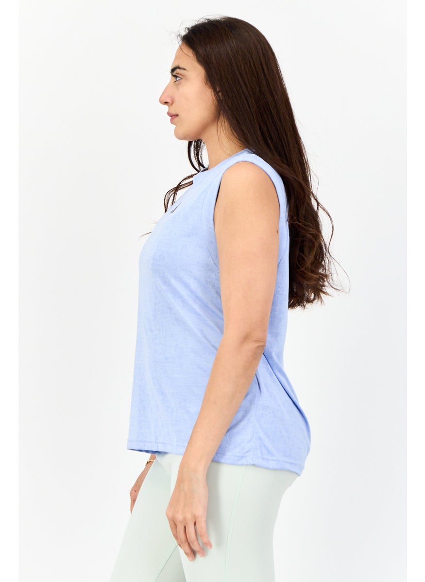 Women Sportswear Fit Sleeveless Tennis Tank Top, Lavender