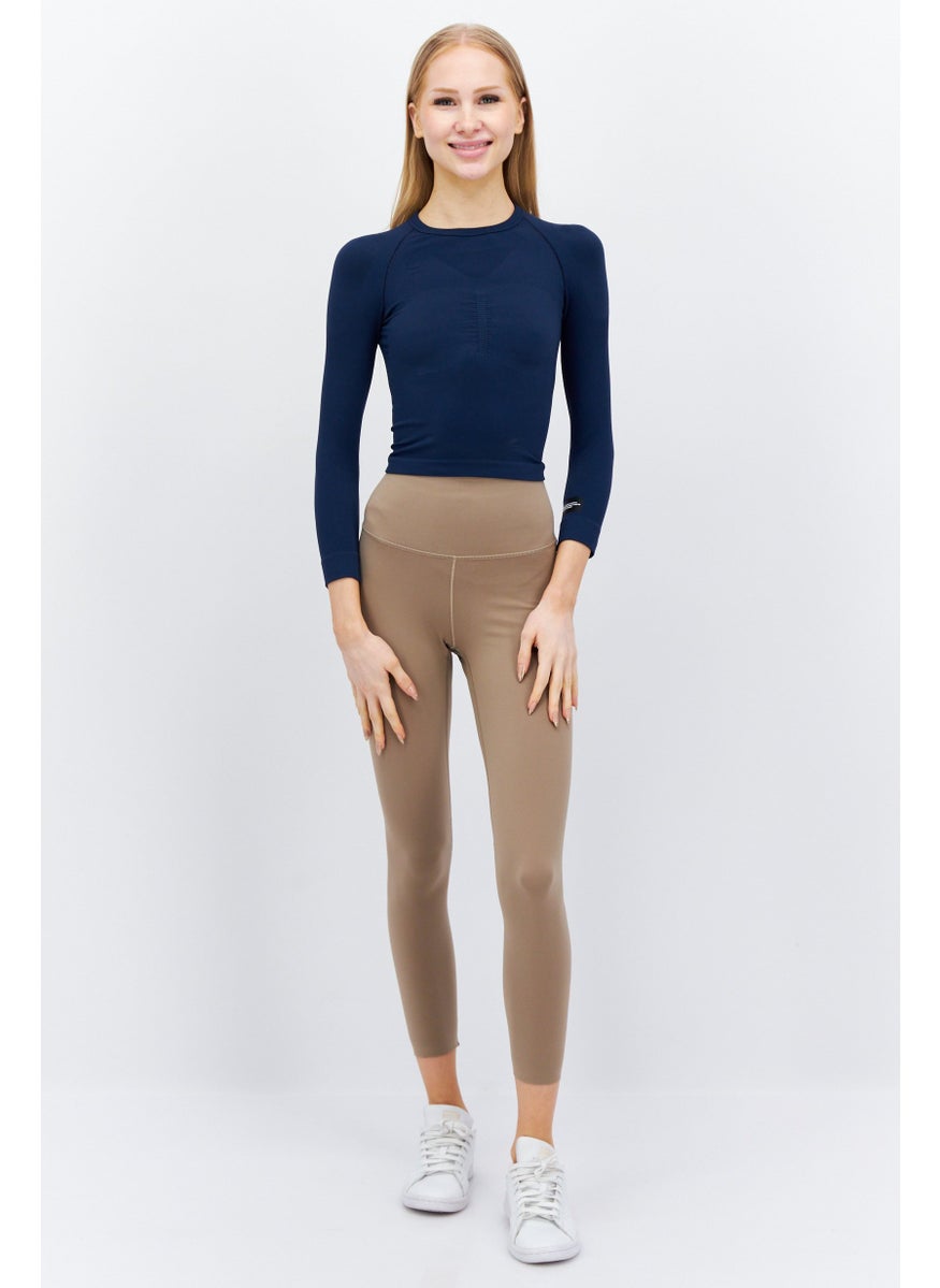 Women Sportswear Fit Long Sleeve Training Top, Blue