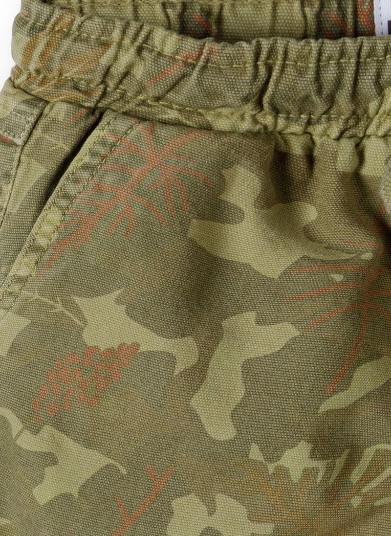 Teen Boys Printed Combat Short