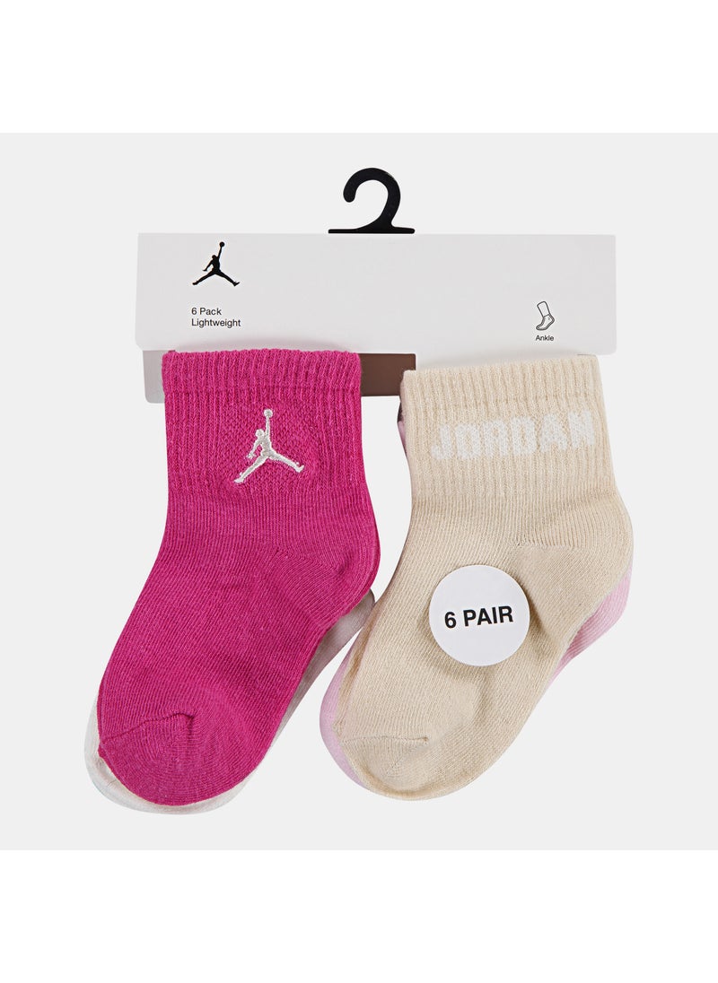 Kids' Everyday Essentials Ankle Socks (6 Pairs)