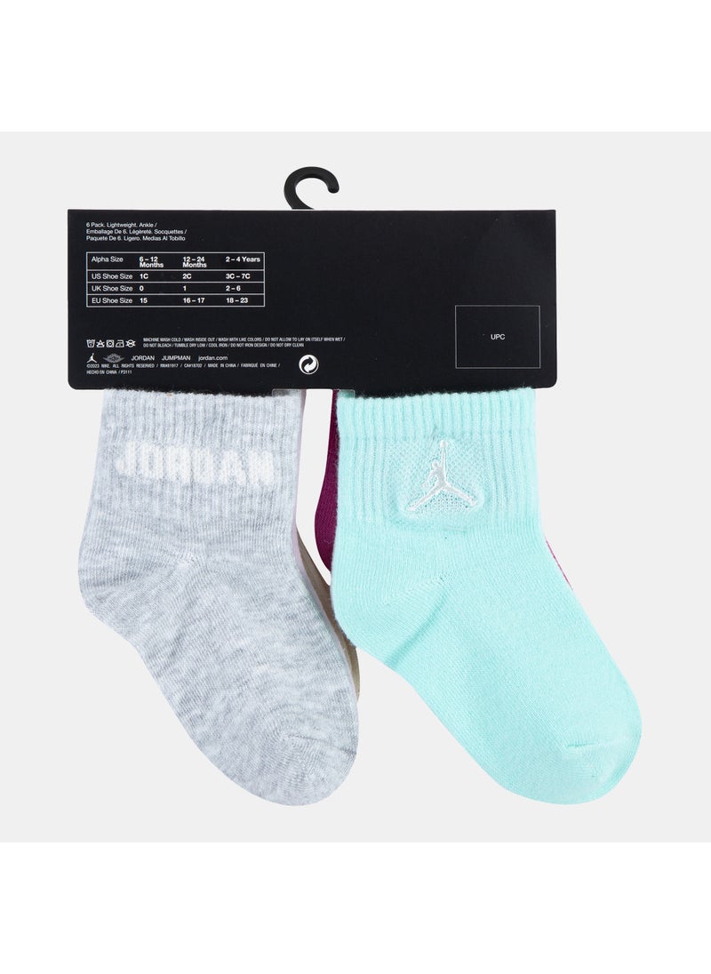 Kids' Everyday Essentials Ankle Socks (6 Pairs)