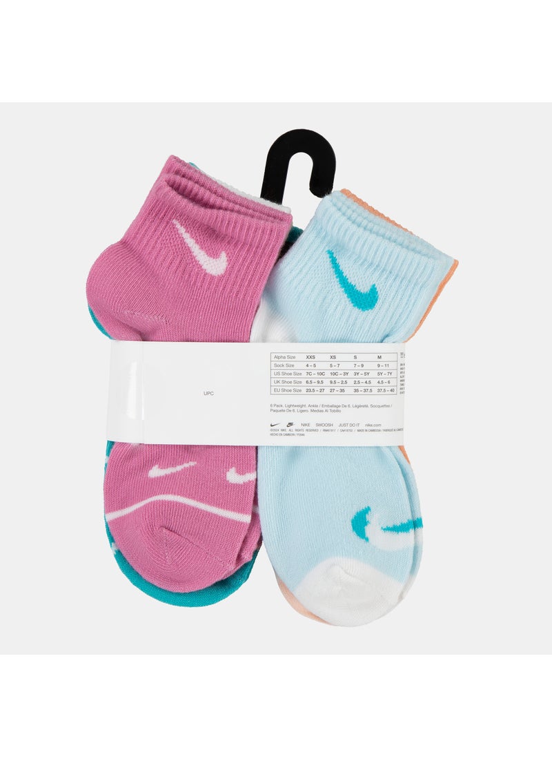 Kids' Logo Ankle Socks (6 Pairs)