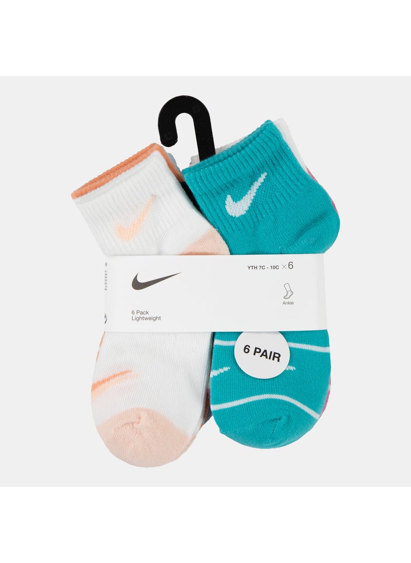 Kids' Logo Ankle Socks (6 Pairs)