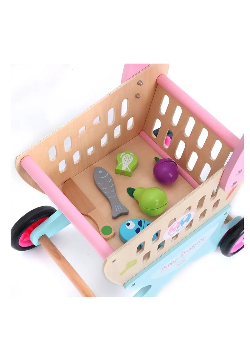 Factory Price Every Wooden Shopping Cart Walker