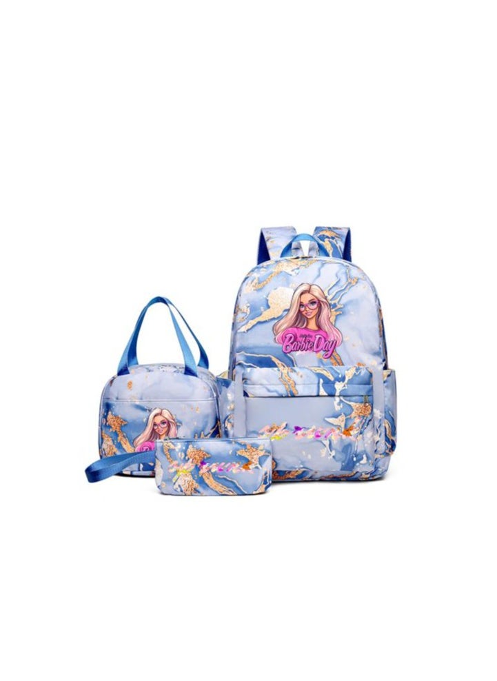 Fun cartoons accompanied by three-piece set of fashionable and practical bags (available for students, children, friends on outings, mountain climbing, etc.) - 367