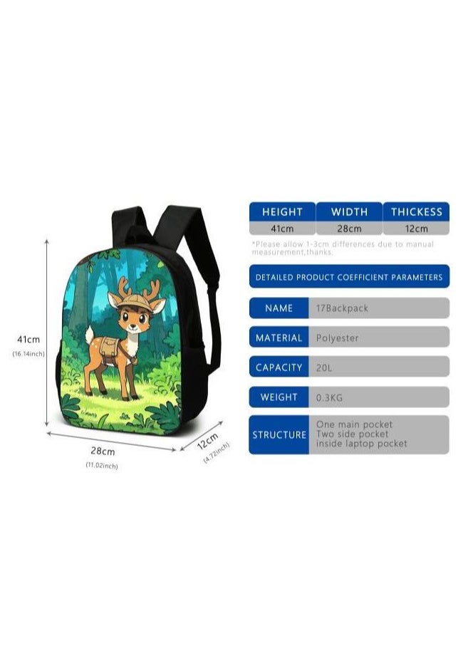 Cartoon style universal three-piece schoolbag - 978