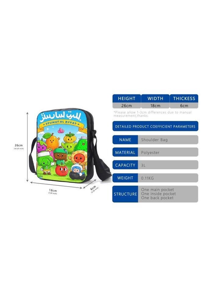 Cartoon style universal three-piece schoolbag - 879
