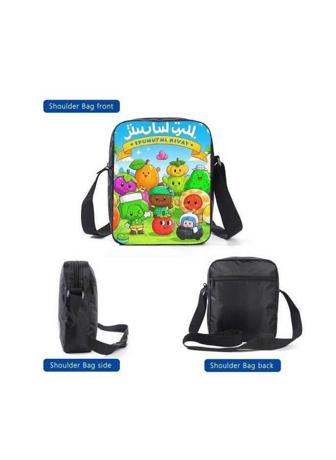 Cartoon style universal three-piece schoolbag - 879