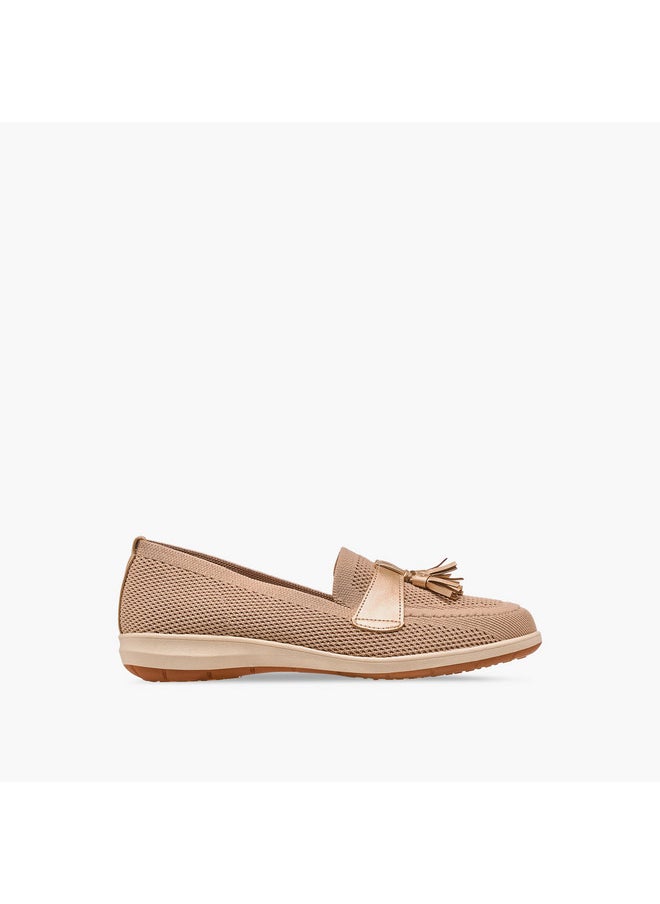 Women's Tassel Detail Slip-On Loafers
