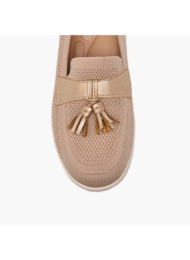 Women's Tassel Detail Slip-On Loafers