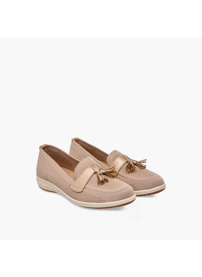 Women's Tassel Detail Slip-On Loafers