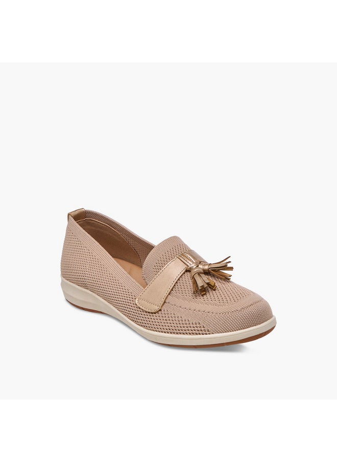 Women's Tassel Detail Slip-On Loafers