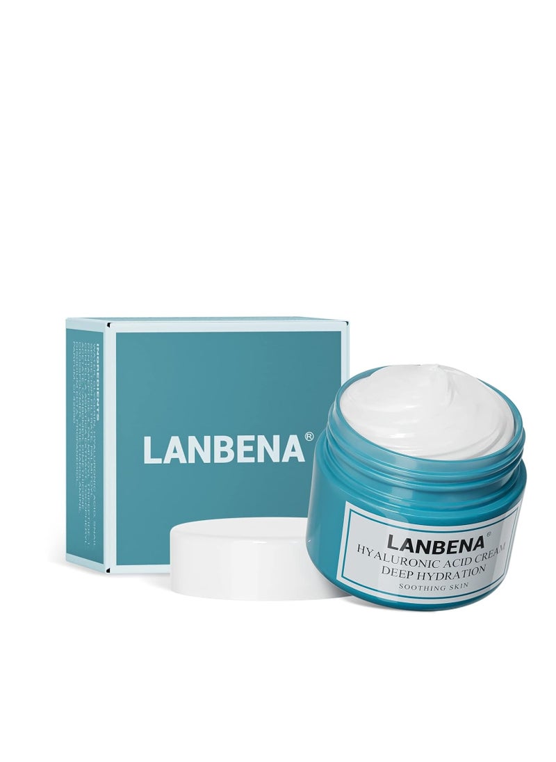 LANBENA Eye Cream for Wrinkles, Anti-Aging Eye Cream with Hyaluronic Acid, Reduce Fine Lines, Firm Eye Skin, Puffy Eyes and Dark Circles Treatments