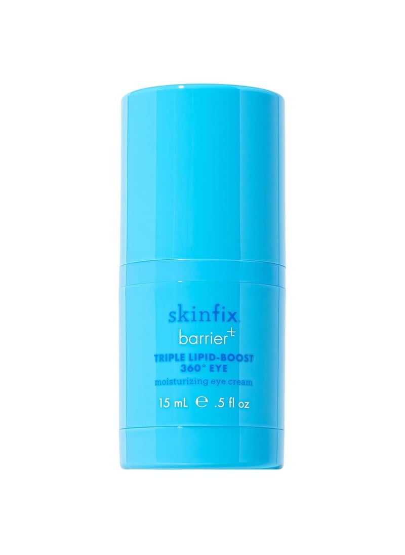Skinfix Barrier+ Triple Lipid-Boost 360° Eye Cream: Targets Dark Circles, Puffiness, and Fine Lines Around Eyes and Lids, Clinically Proven to Brighten and Refresh Eyes, 0.5 oz