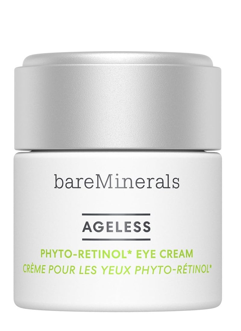 bareMinerals Ageless Phyto-Retinol Eye Cream with Plant-Based Retinol Alternative + Hyaluronic Acid, Anti-Aging, Hydrating Under Eye Cream, Vegan
