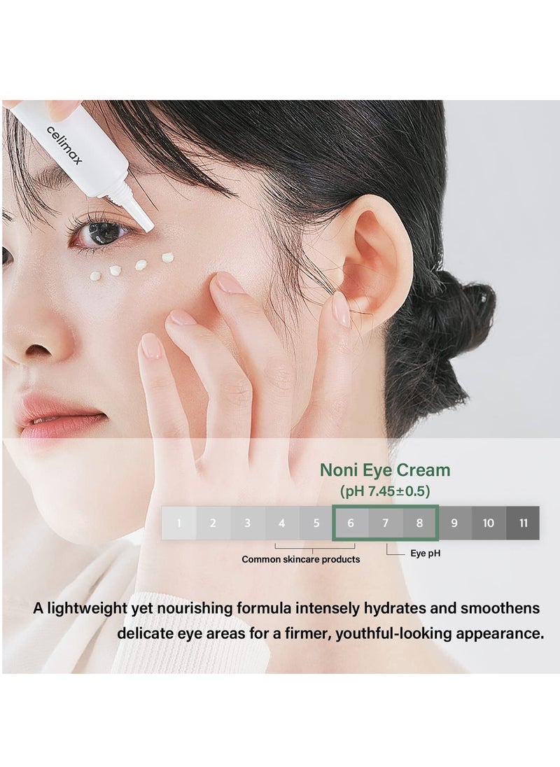 celimax Real Noni Eye Cream | with Noni Extract & Bakuchiol (Retinol), For Wrinkle, Crows Feet & Under Eye, Dark Circles, Hydrating, Sensitive For Skin, 20ml