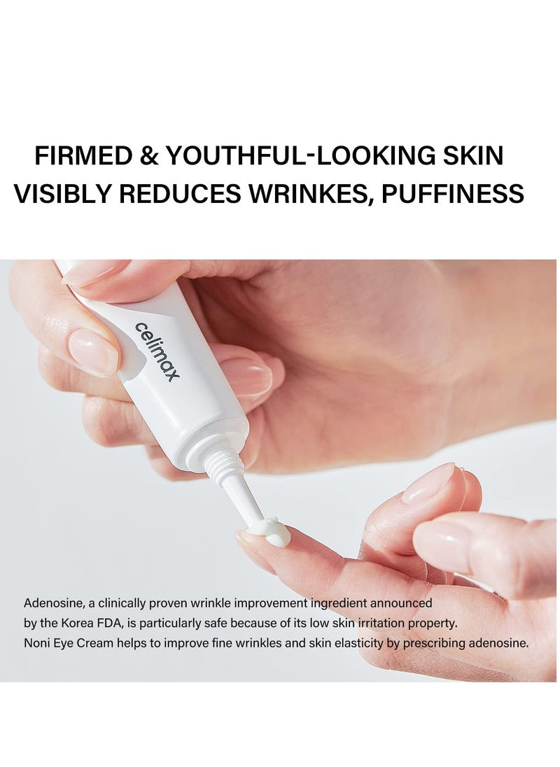 celimax Real Noni Eye Cream | with Noni Extract & Bakuchiol (Retinol), For Wrinkle, Crows Feet & Under Eye, Dark Circles, Hydrating, Sensitive For Skin, 20ml