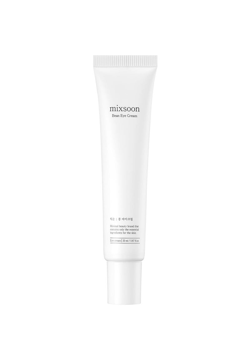 mixsoon Bean Eye cream Moisturizer With Mild Soothing Beans Korean Skin Care 0.67 fl. oz. / 20ml