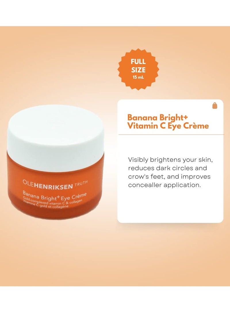 Ole Henriksen Olehenriksen Banana Bright+ Vitamin C Eye Crème 0.5 oz, 0.50 Ounce (Pack of 1)