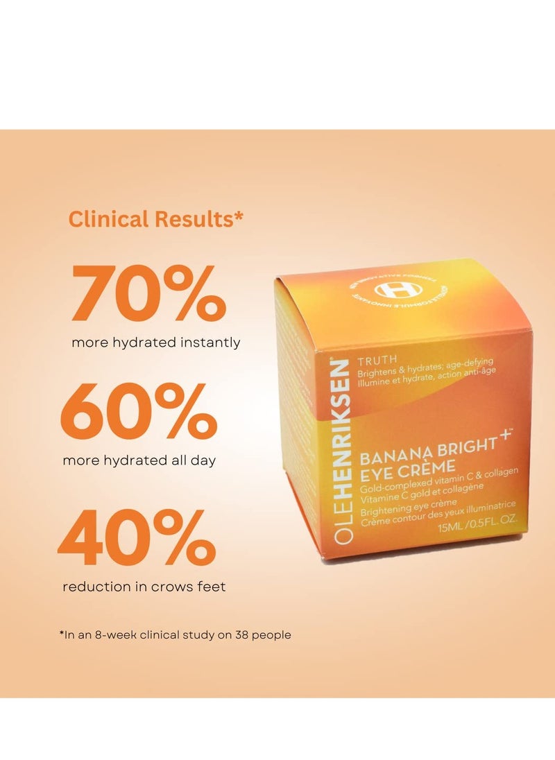 Ole Henriksen Olehenriksen Banana Bright+ Vitamin C Eye Crème 0.5 oz, 0.50 Ounce (Pack of 1)