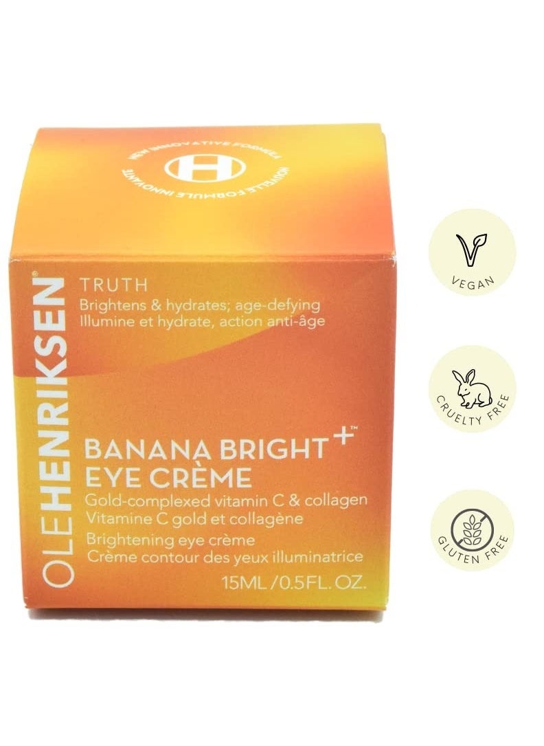 Ole Henriksen Olehenriksen Banana Bright+ Vitamin C Eye Crème 0.5 oz, 0.50 Ounce (Pack of 1)