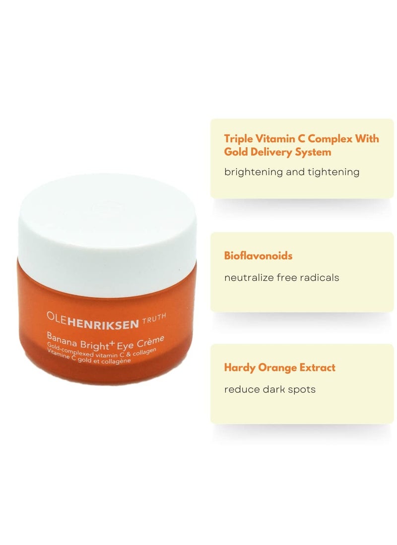 Ole Henriksen Olehenriksen Banana Bright+ Vitamin C Eye Crème 0.5 oz, 0.50 Ounce (Pack of 1)