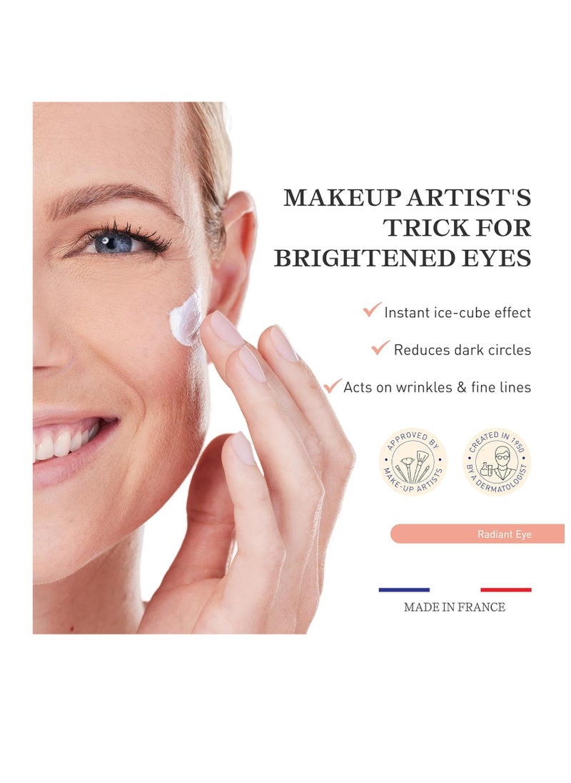 Embryolisse Radiant Eye Stick for Dark Circles & Puffiness, Cooling Under Eye Makeup Primer with Aloe Vera, Vegan, Fragrance-Free, 0.15 oz